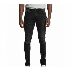 PRPS Cayenne Super Skinny Fit Jeans Black Denim RT $198 Distressed Mens 40 40x34